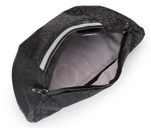 Image Title ANDI - Bum Bag XL Black Leopard Reflective
